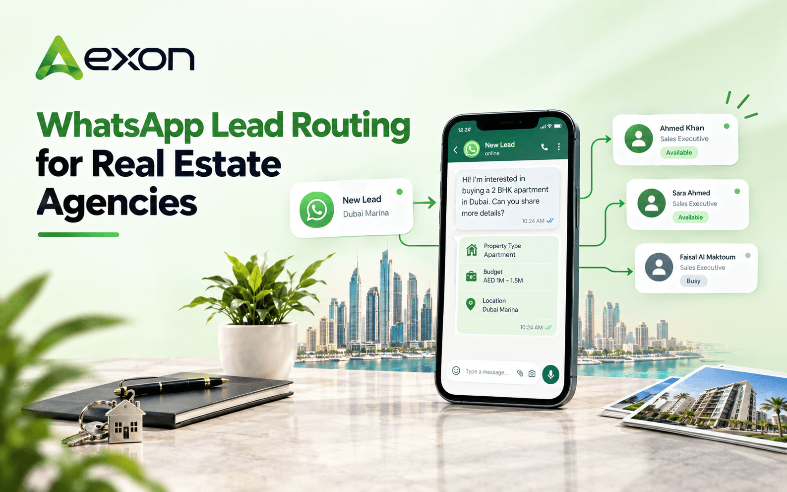 WhatsApp Lead Routing for Real Estate Agencies