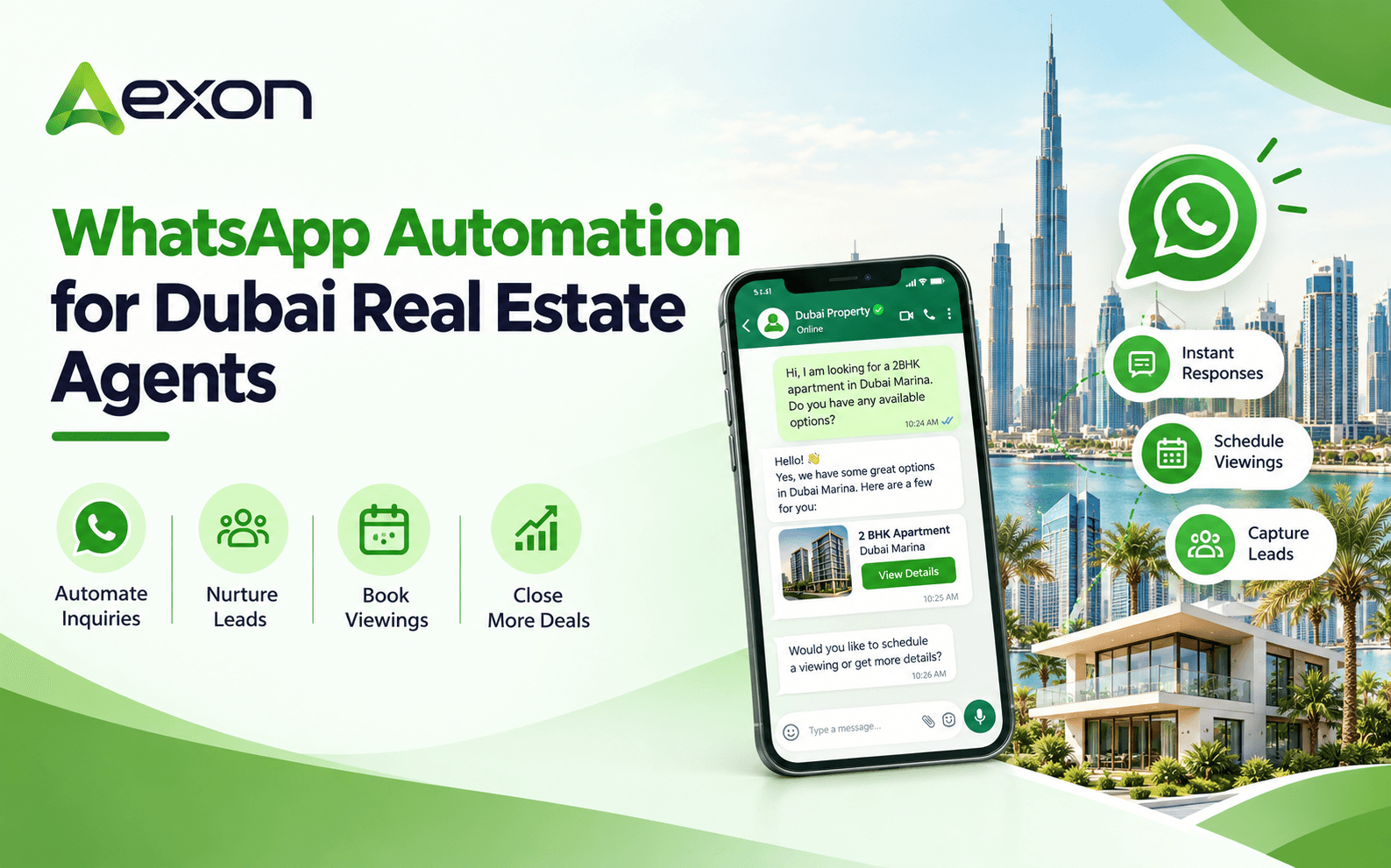 WhatsApp Automation for Dubai Real Estate Agents