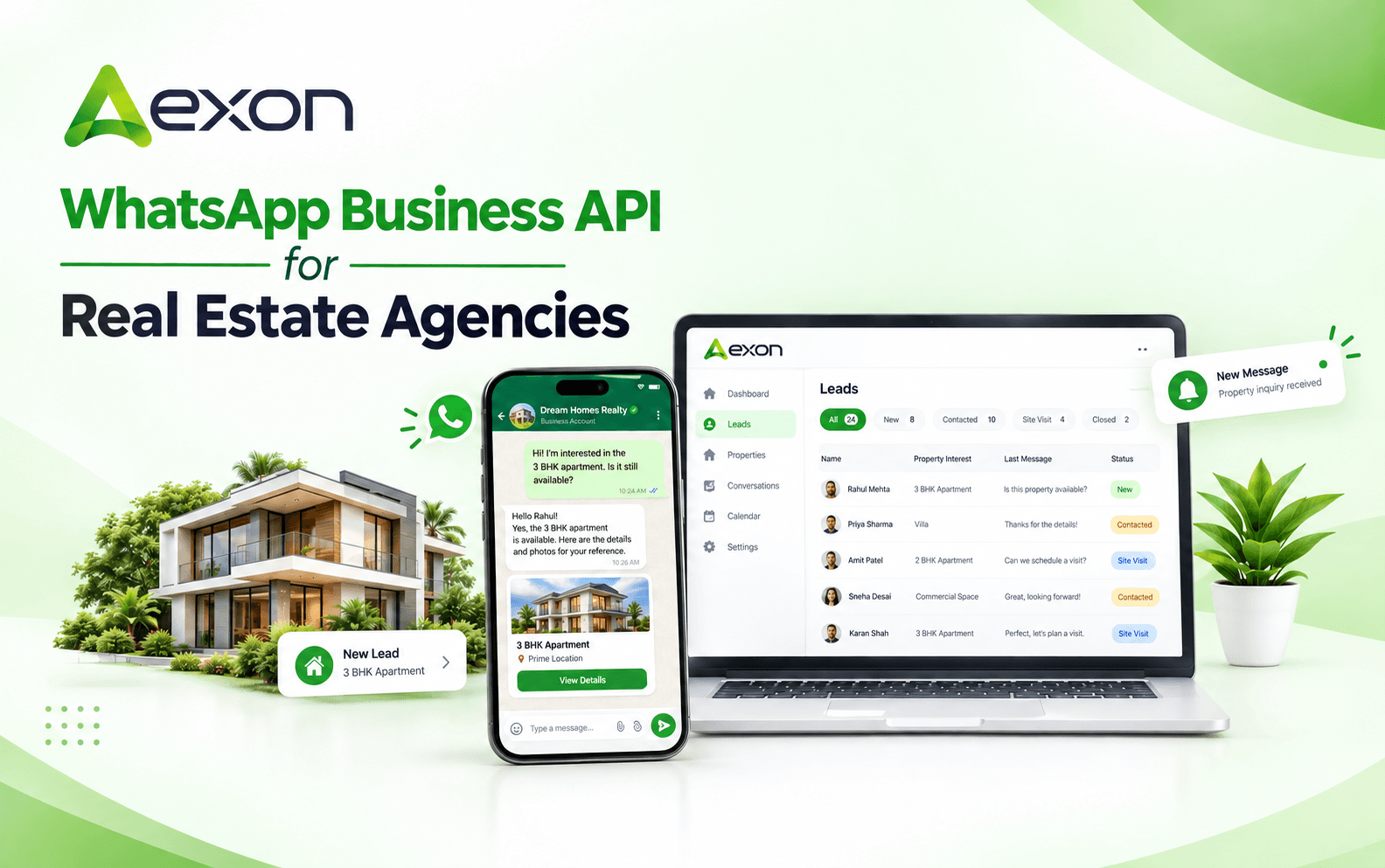 WhatsApp Business API for Real Estate Agencies