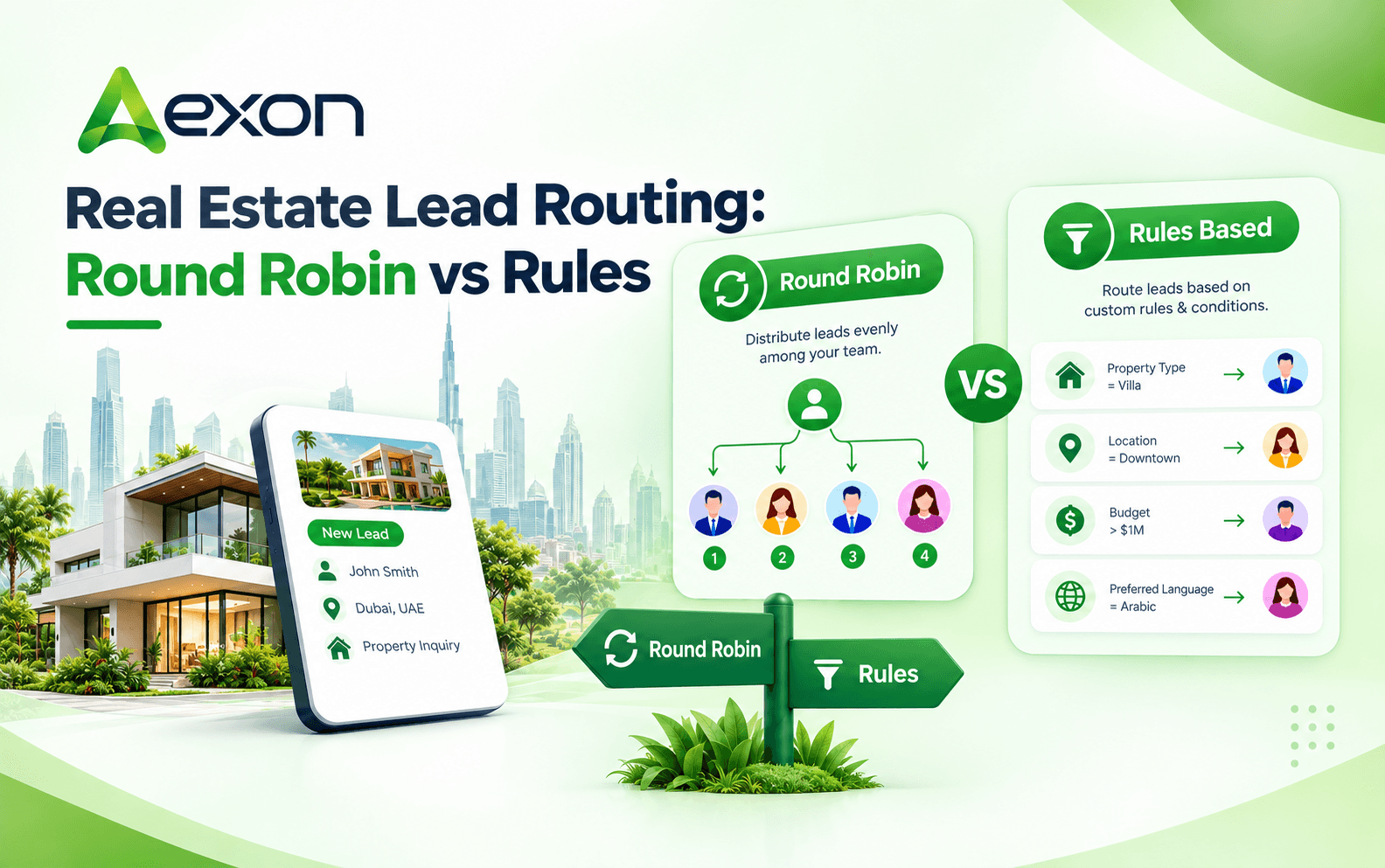 Real Estate Lead Routing: Round Robin vs Rules